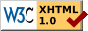 XHTML 1.0 Strict Valido!